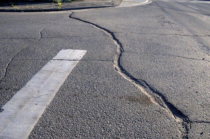 Crack Repairs by Town & Country Asphalt